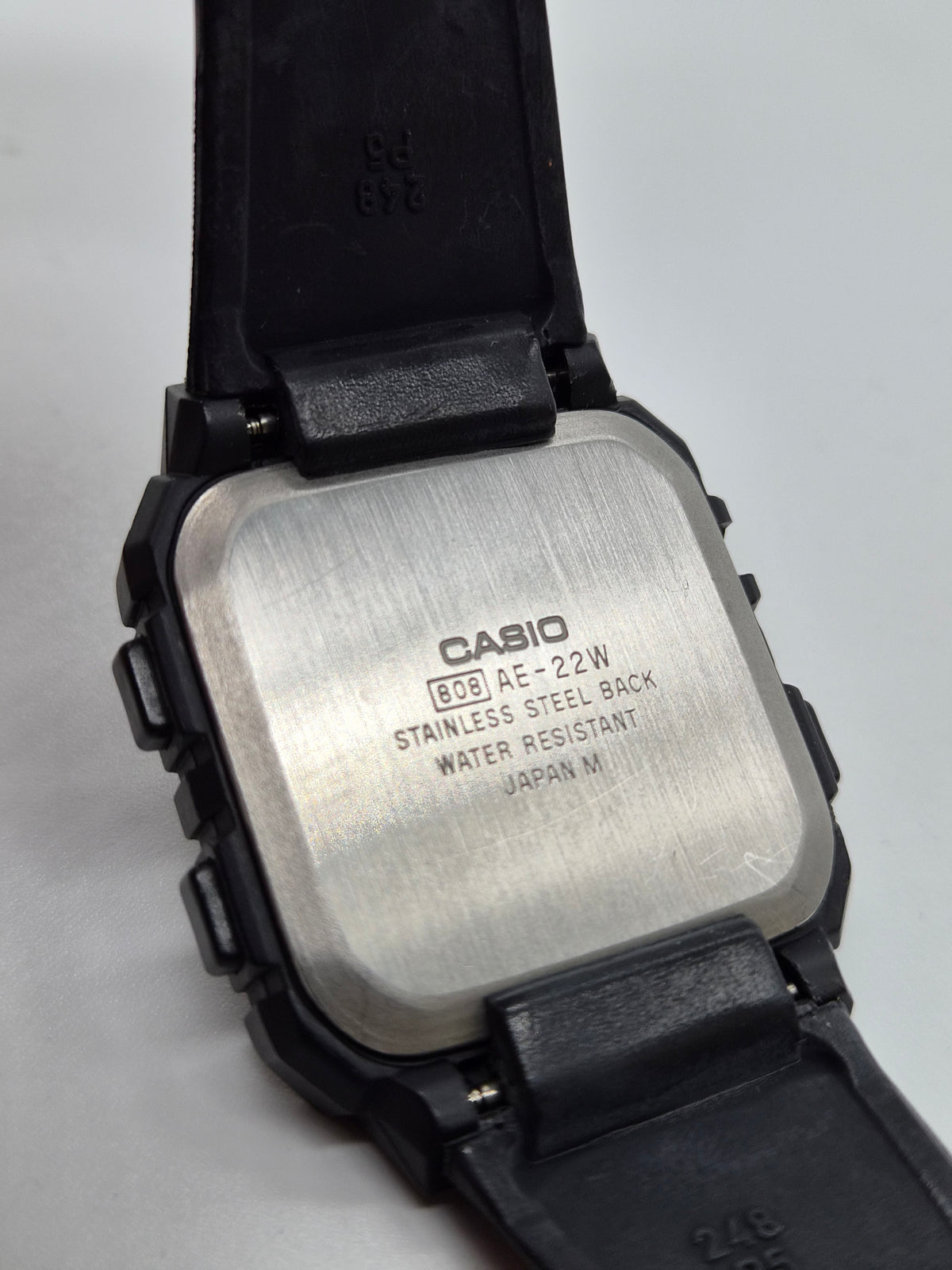 NOS Casio AE-22W Twin Graph II Vintage Watch – Made in Japan, 1988