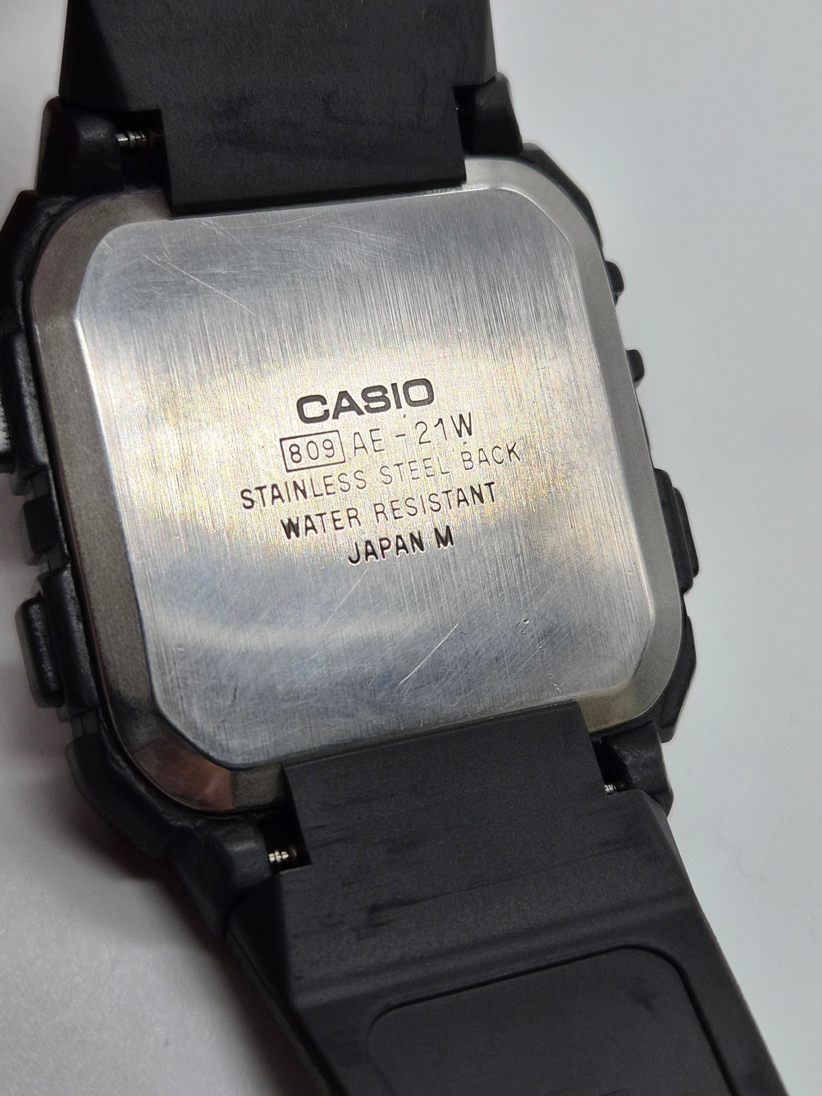 Casio AE-21W Twin Graph II Watch – Made in Japan, 1988
