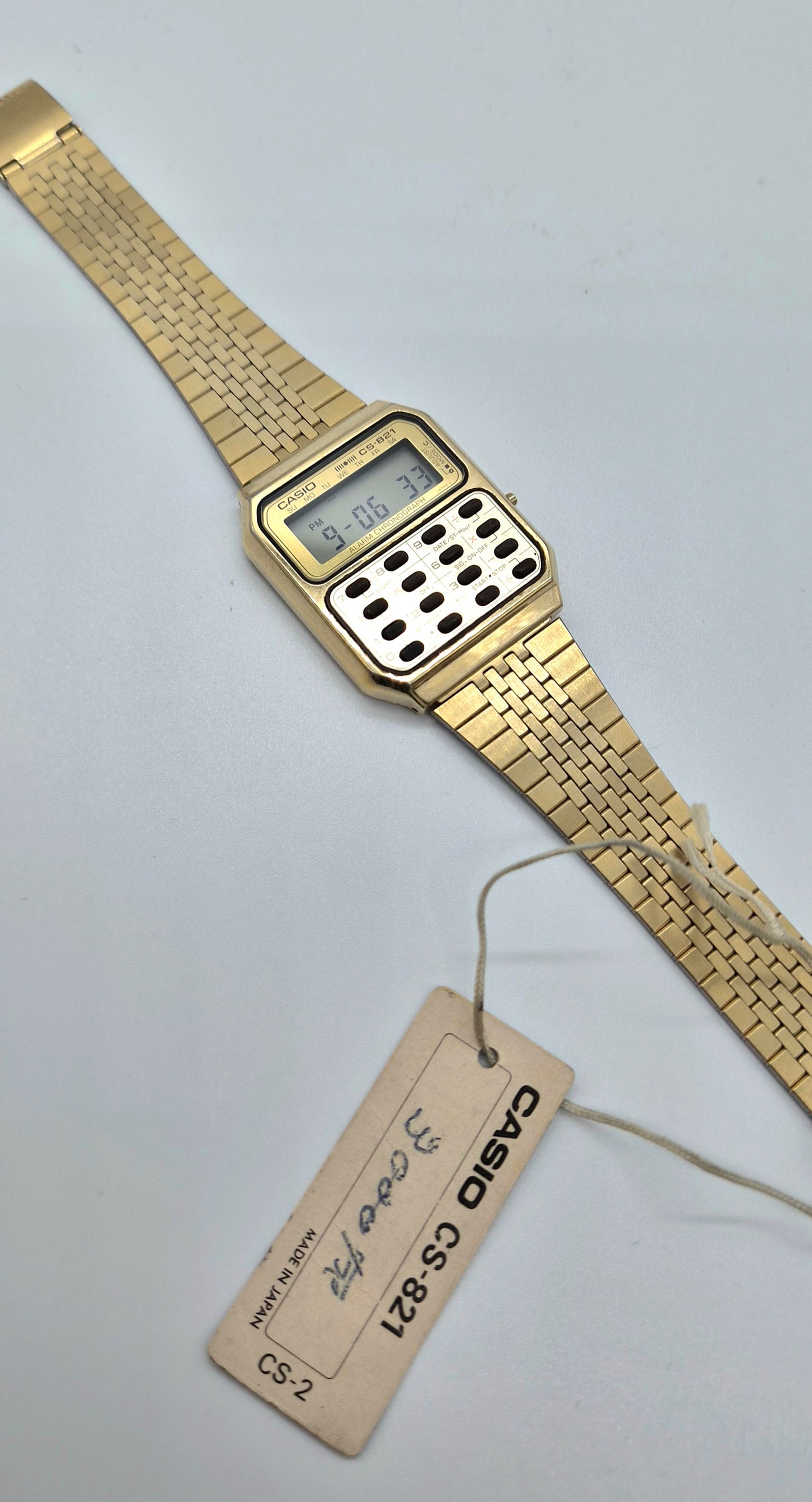 NOS Casio CFS 821 Rare Calculator Watch