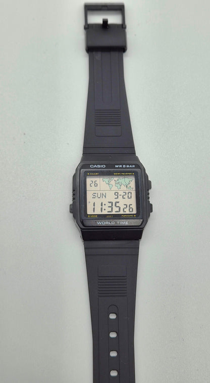 Casio W50U World Time Watch Made in Japan 1986