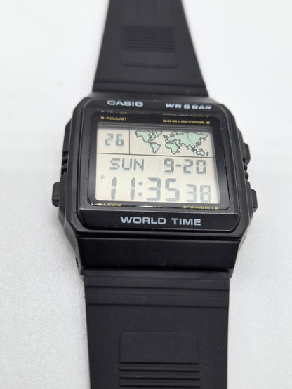 Casio W50U World Time Watch Made in Japan 1986