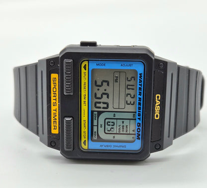 Casio SW-110 Sports Timer Watch Made in Japan