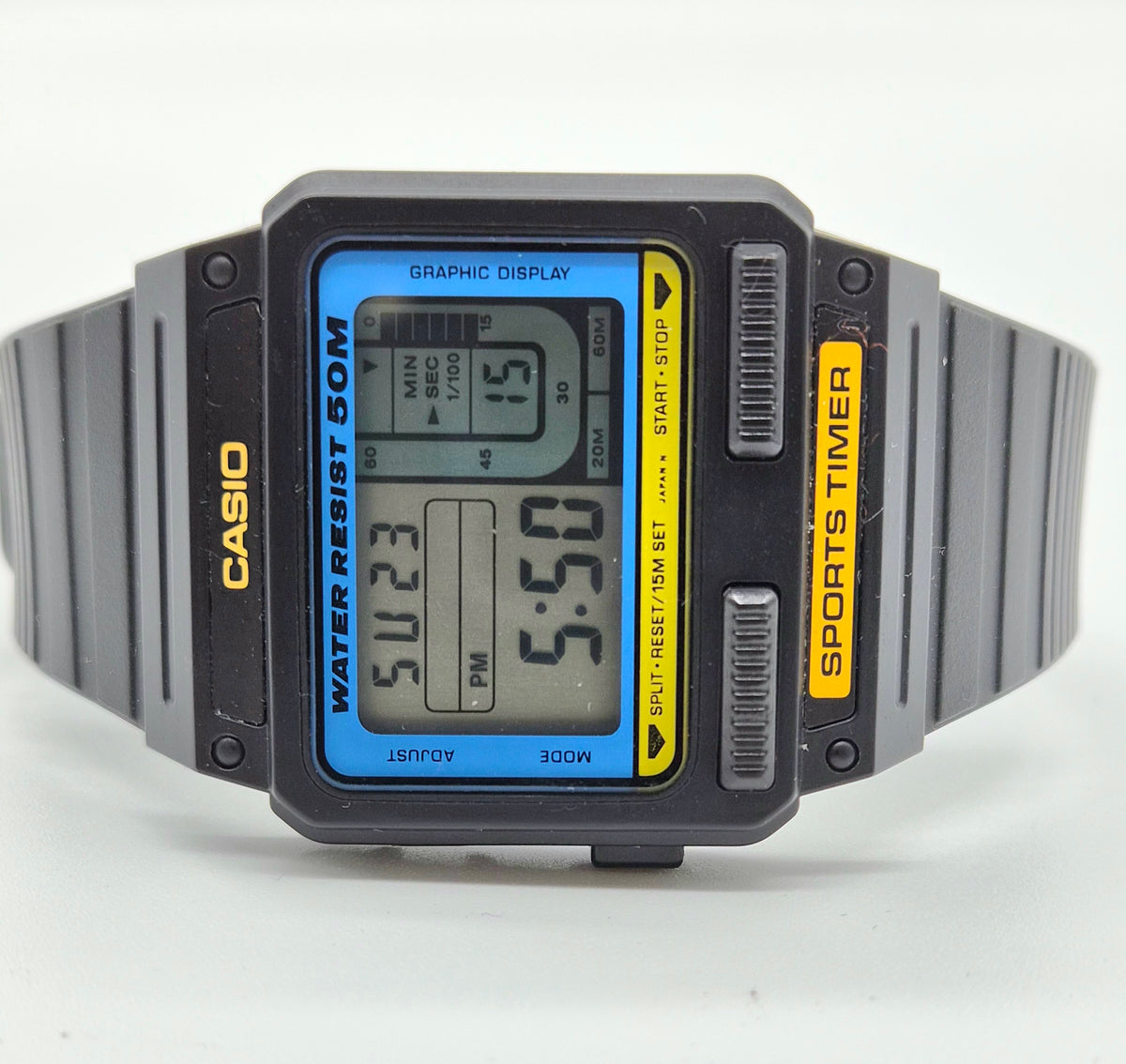 Casio SW-110 Sports Timer Watch Made in Japan