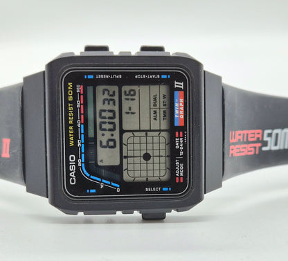 NOS Casio AE-22W Twin Graph II Vintage Watch – Made in Japan, 1988
