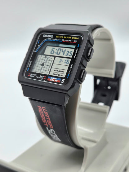 NOS Casio AE-22W Twin Graph II Vintage Watch – Made in Japan, 1988