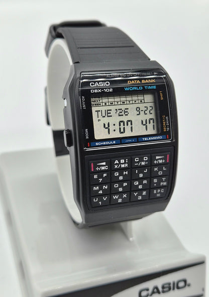 Casio DBX-102 Databank Calculator Watch Made in Japan