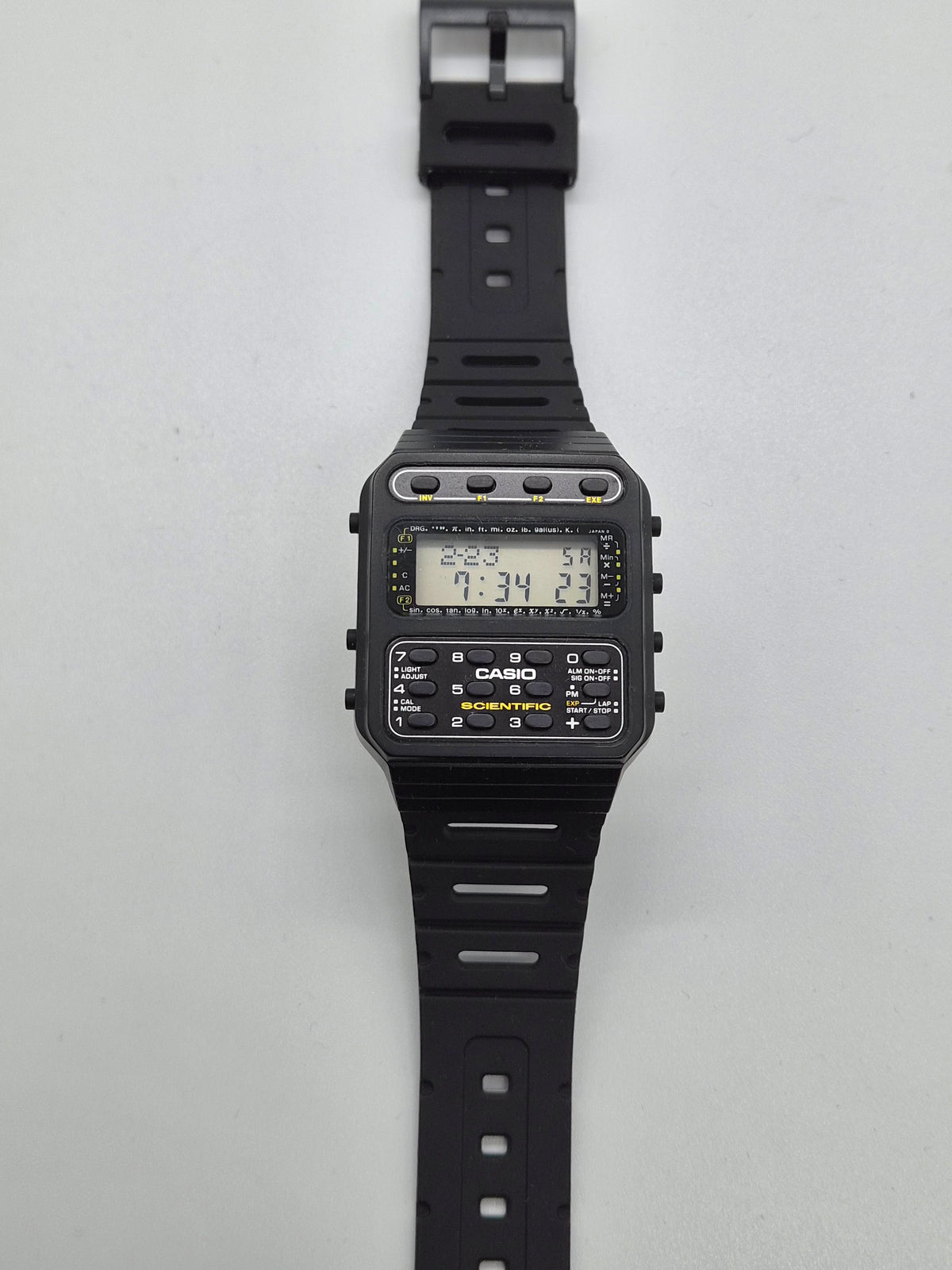 NOS Casio CFX-20 Scientific Calculator Watch made in 1983