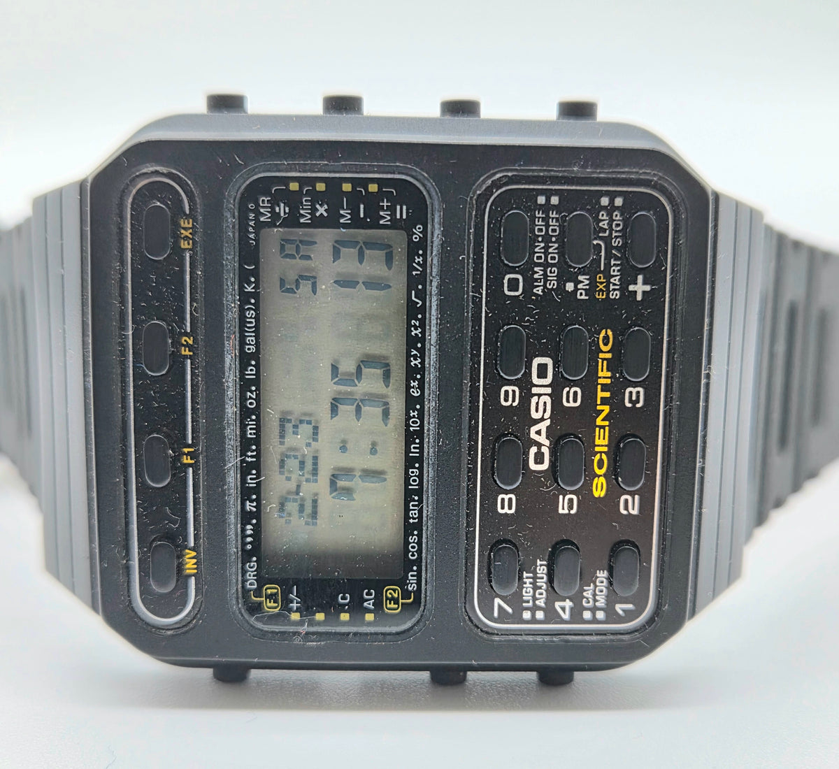 NOS Casio CFX-20 Scientific Calculator Watch made in 1983