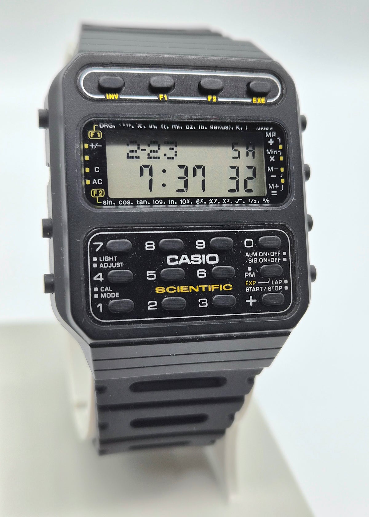 NOS Casio CFX-20 Scientific Calculator Watch made in 1983
