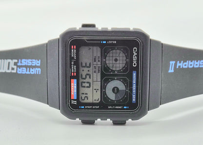 Casio AE-21W Twin Graph II Watch – Made in Japan, 1988