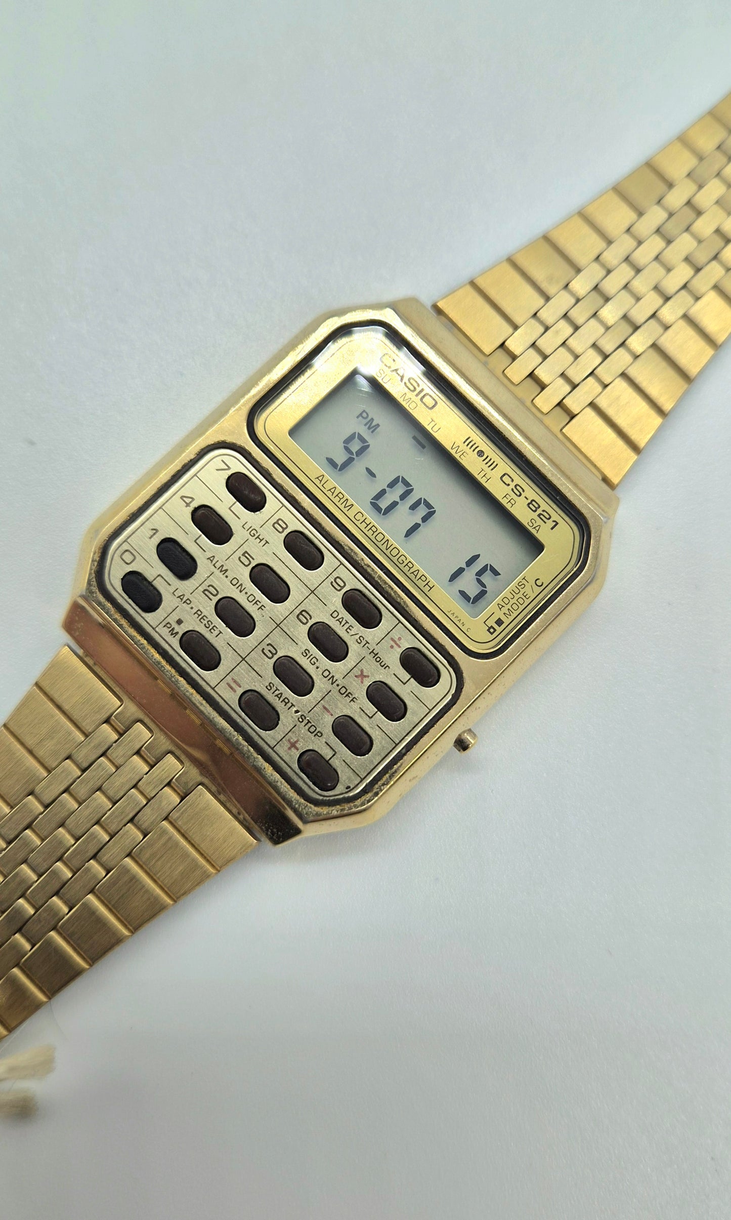 NOS Casio CFS 821 Rare Calculator Watch