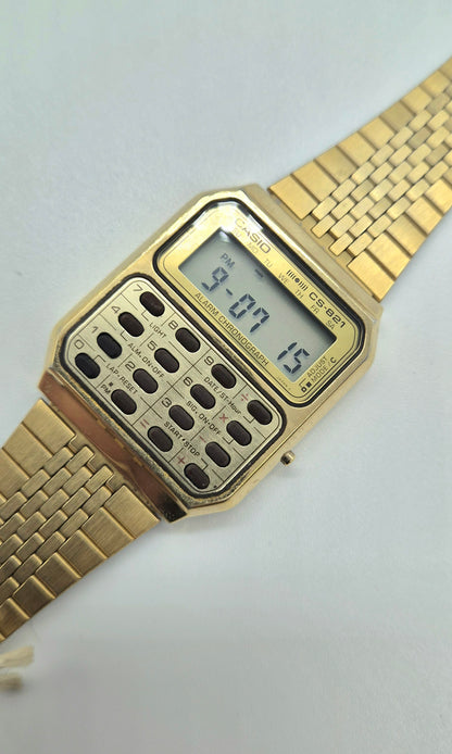 NOS Casio CFS 821 Rare Calculator Watch
