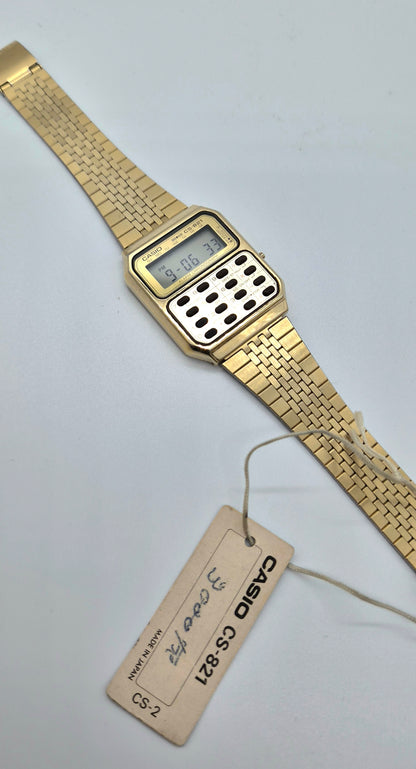NOS Casio CFS 821 Rare Calculator Watch