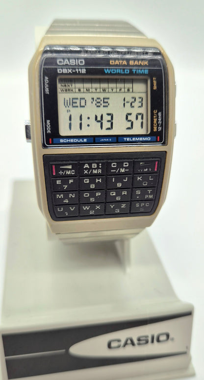Casio DBX-112 Databank Calculator Watch
