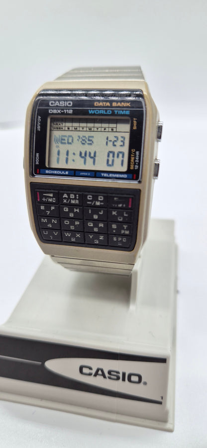Casio DBX-112 Databank Calculator Watch