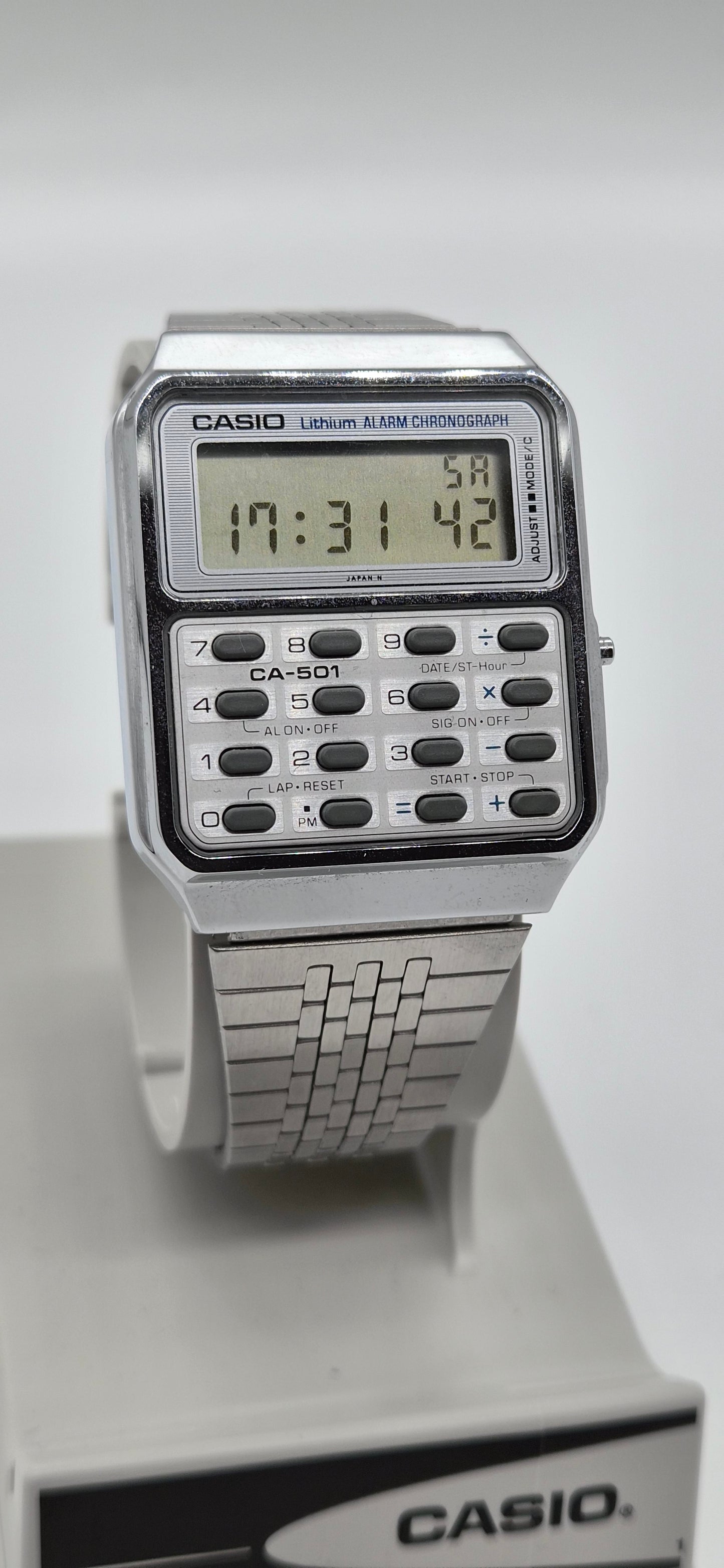NOS Casio CA-501 Calculator Watch