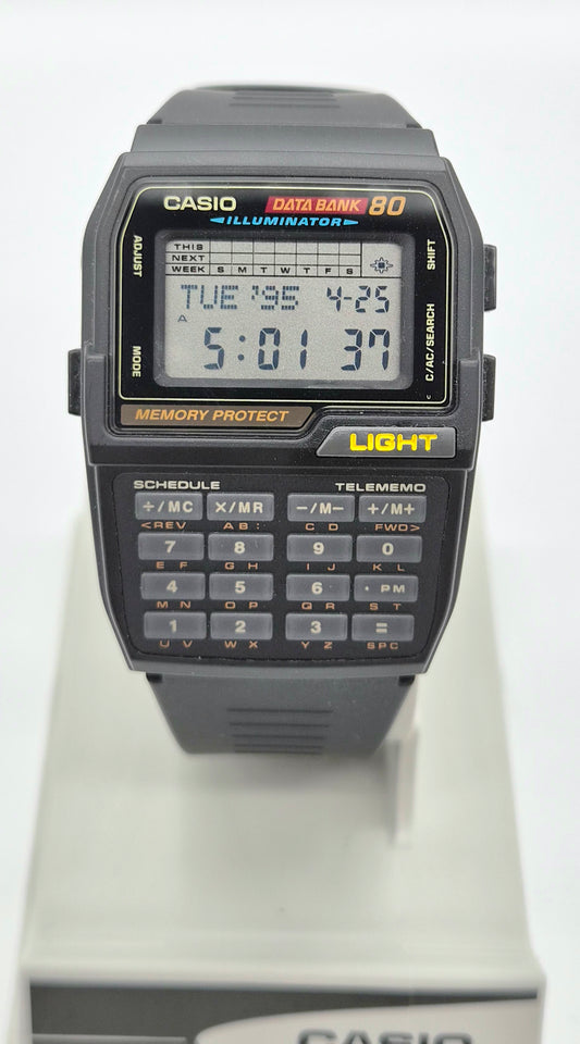 NOS Casio DBC-810 Databank Calculator Watch
