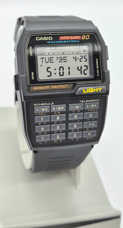 NOS Casio DBC-810 Databank Calculator Watch