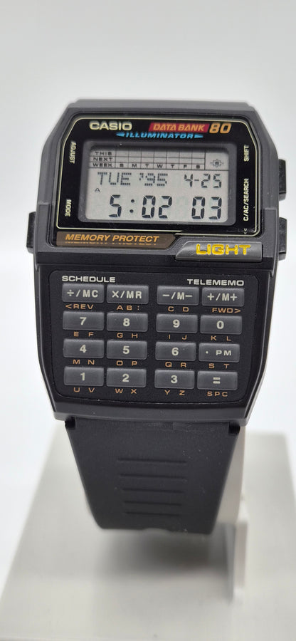 NOS Casio DBC-810 Databank Calculator Watch