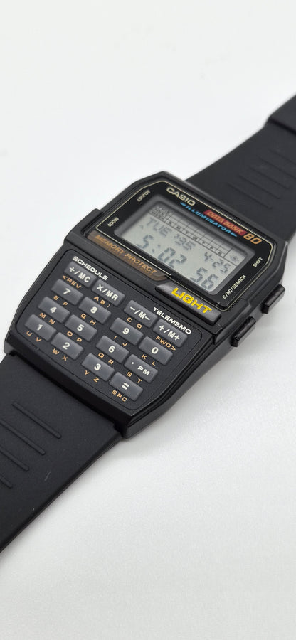 NOS Casio DBC-810 Databank Calculator Watch