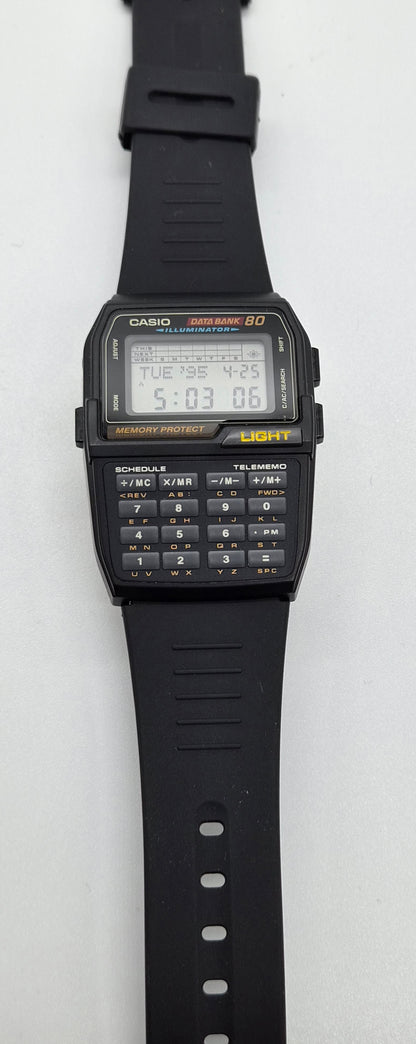 NOS Casio DBC-810 Databank Calculator Watch
