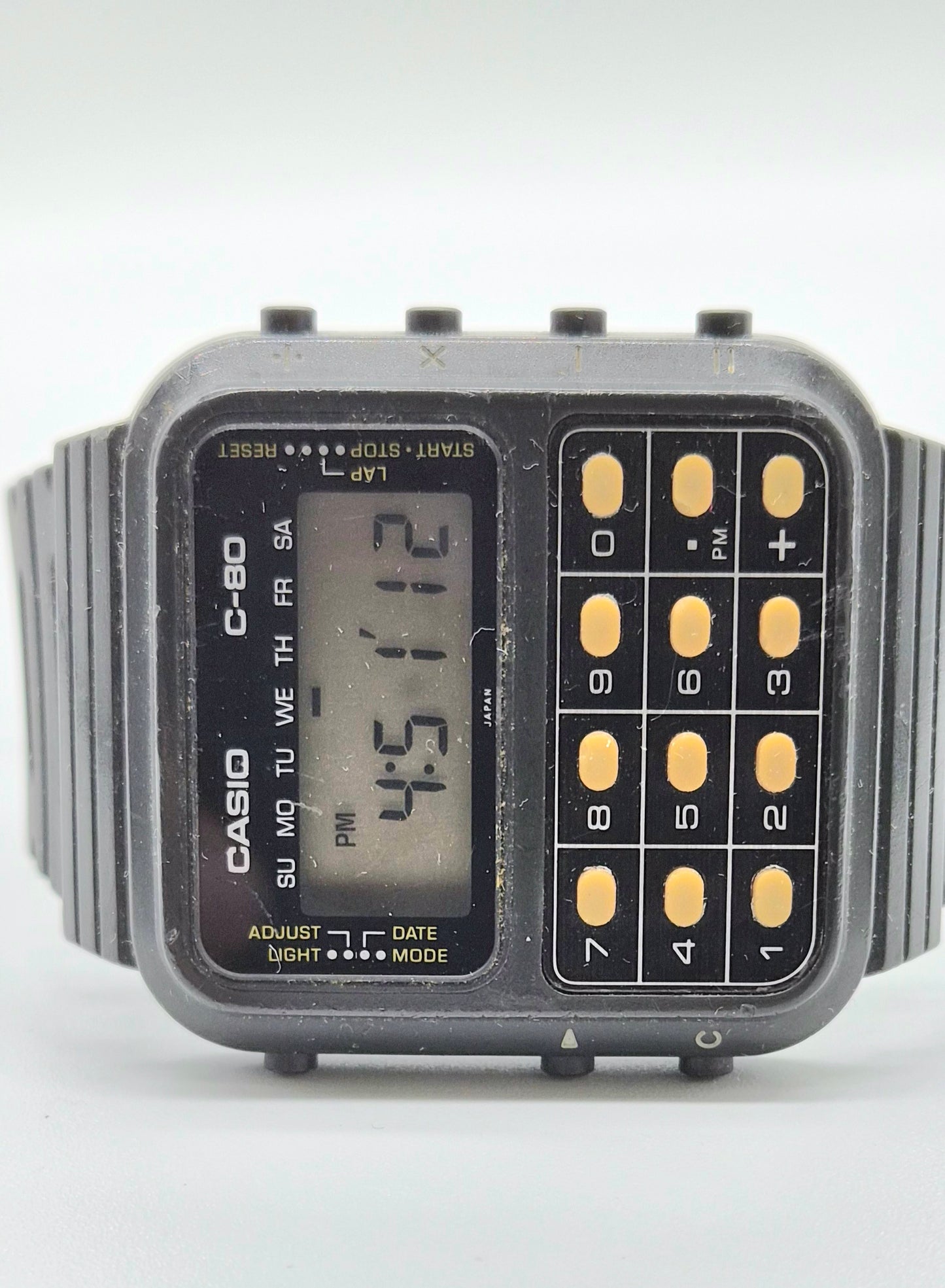 Casio C-80 Calculator Watch made in 1980