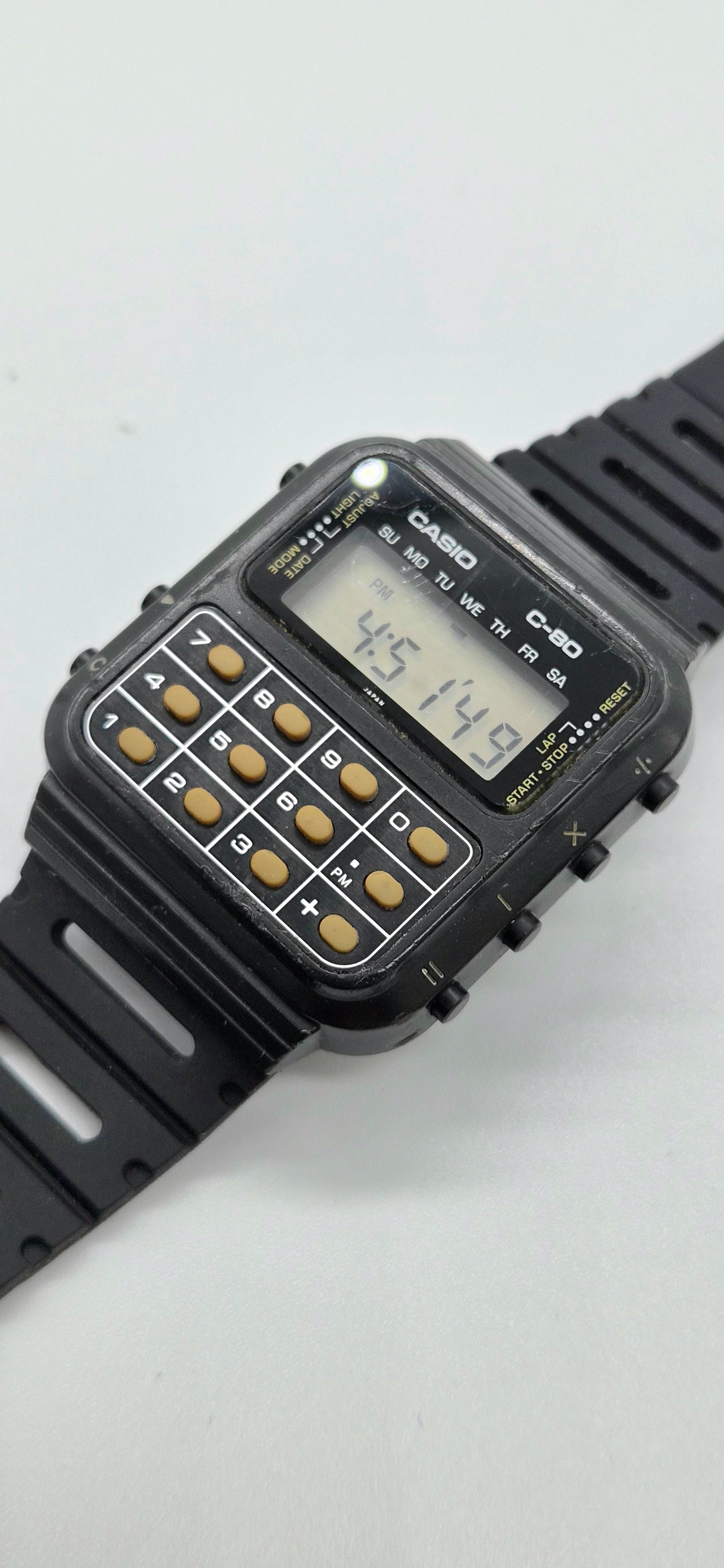Casio C-80 Calculator Watch made in 1980