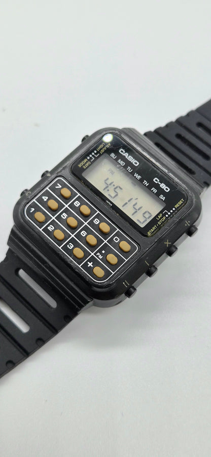 Casio C-80 Calculator Watch made in 1980