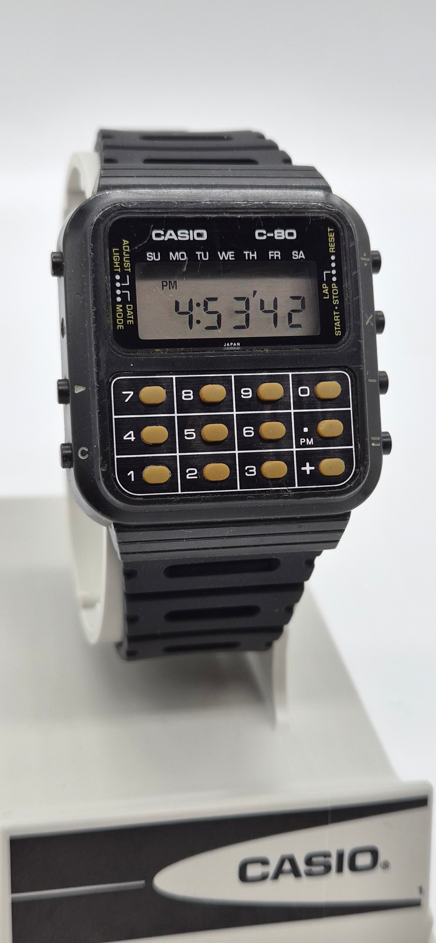 Casio C-80 Calculator Watch made in 1980