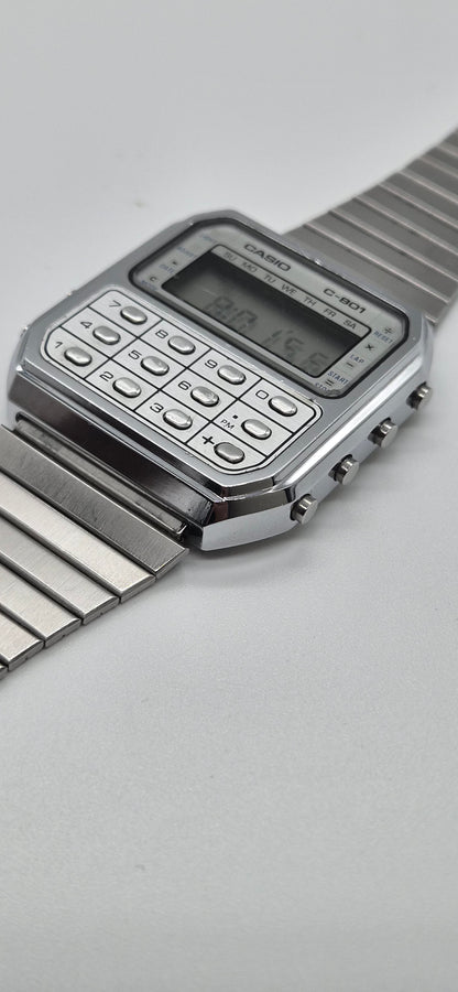 Casio C-801 Calculator Watch – Made in Japan, 1980