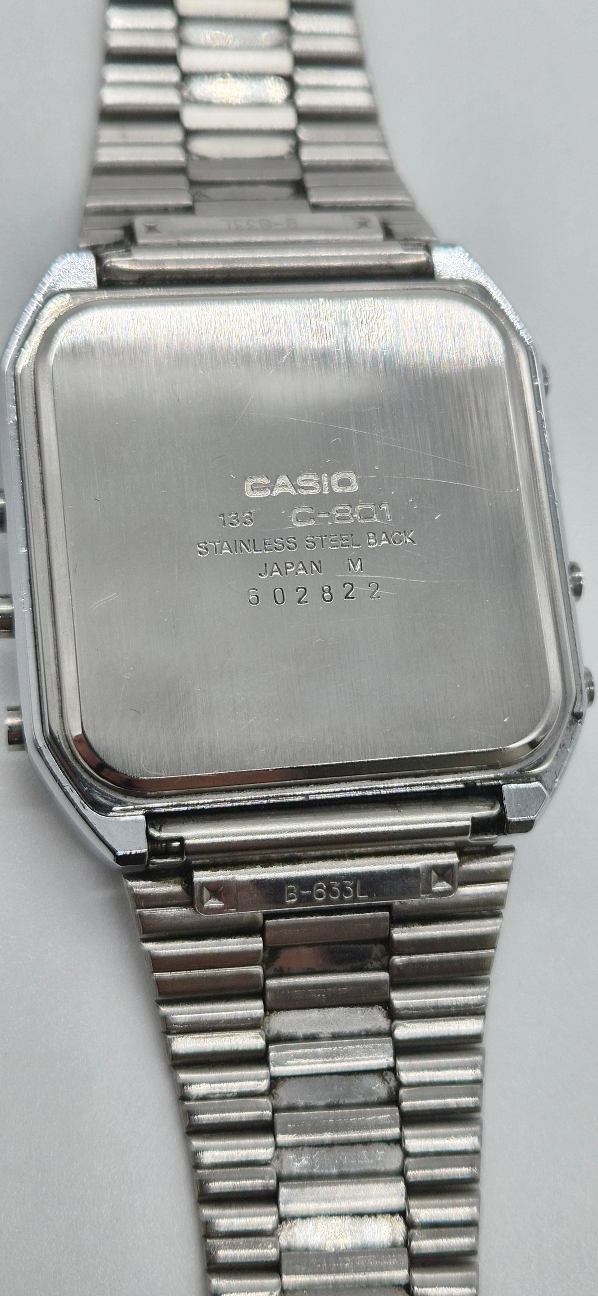 Casio C-801 Calculator Watch – Made in Japan, 1980