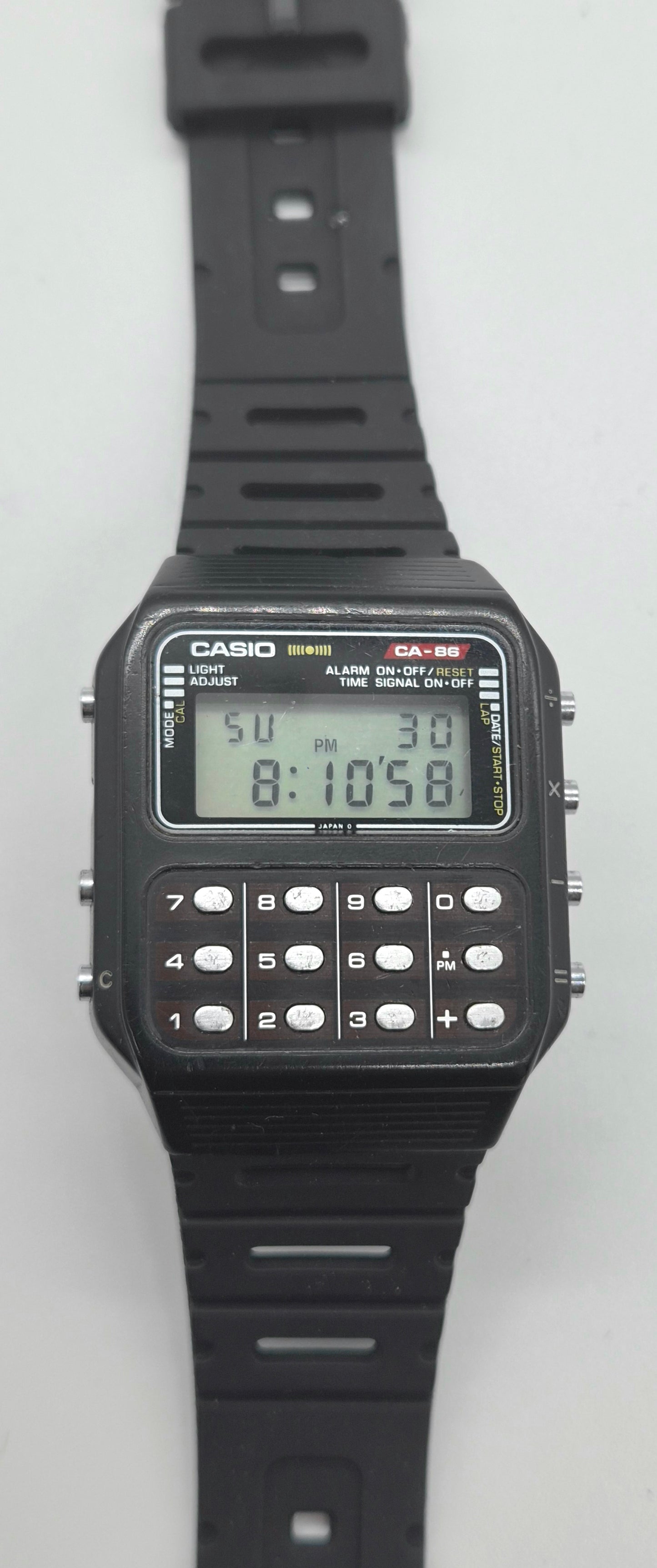 Casio CA-86 Calculator Watch Made in 1986