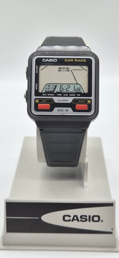 Casio GD-8 Car Race Game Watch Made in Japan 1984