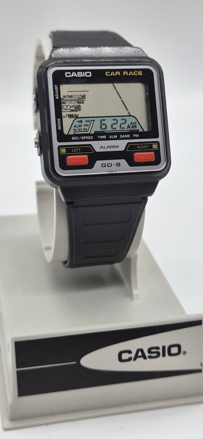 Casio GD-8 Car Race Game Watch Made in Japan 1984
