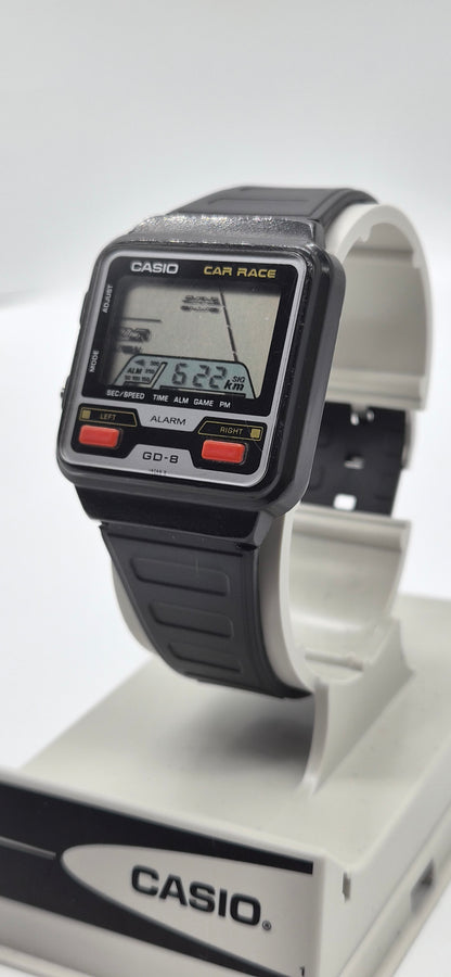 Casio GD-8 Car Race Game Watch Made in Japan 1984