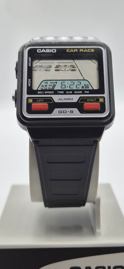 Casio GD-8 Car Race Game Watch Made in Japan 1984