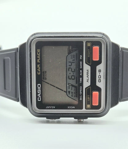 Casio GD-8 Car Race Game Watch Made in Japan 1984
