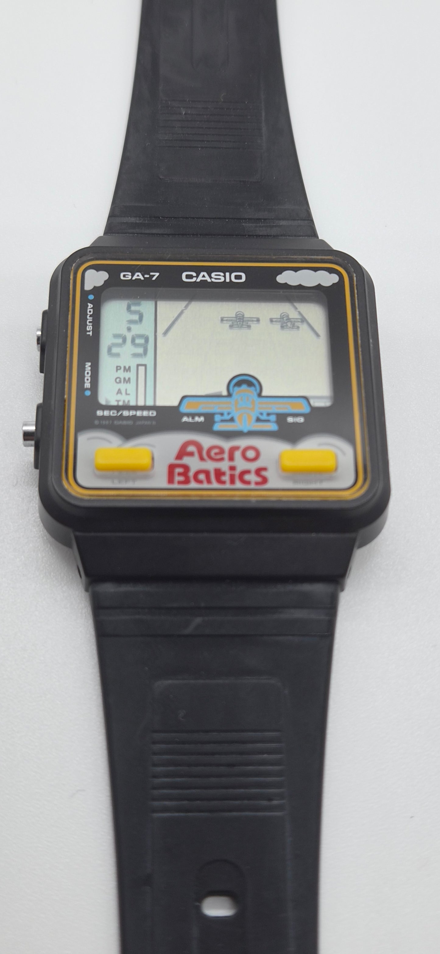 NOS Casio GA-7 Aerobatics Game Watch Made in Japan 1987