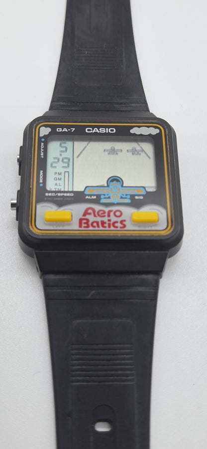 NOS Casio GA-7 Aerobatics Game Watch Made in Japan 1987