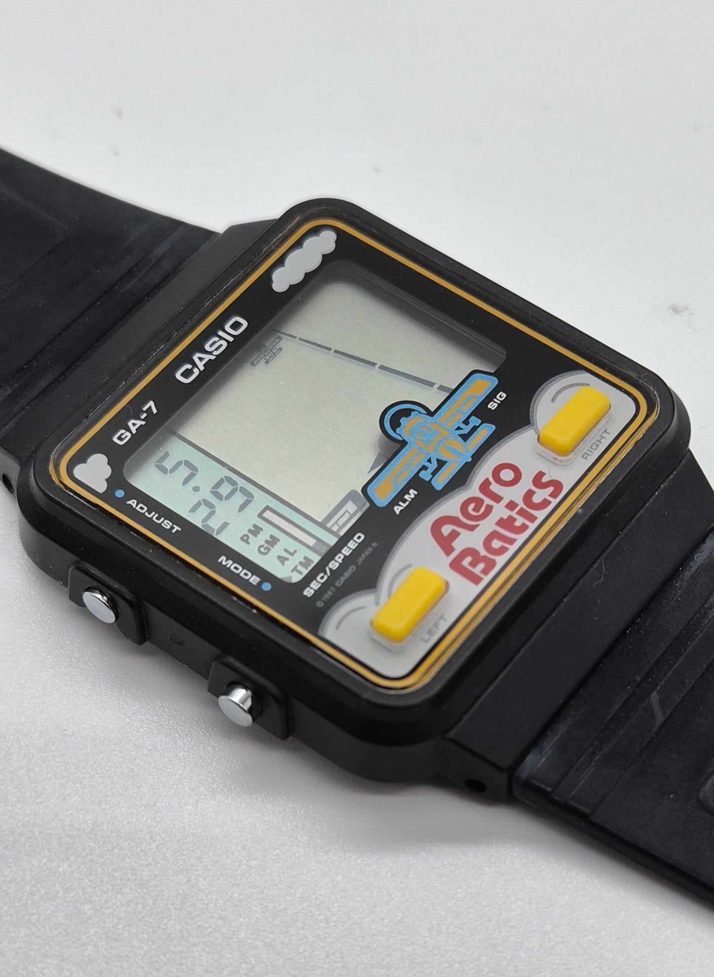 NOS Casio GA-7 Aerobatics Game Watch Made in Japan 1987