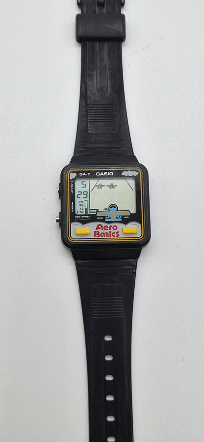 NOS Casio GA-7 Aerobatics Game Watch Made in Japan 1987