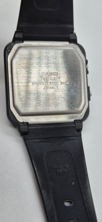 NOS Casio GA-7 Aerobatics Game Watch Made in Japan 1987