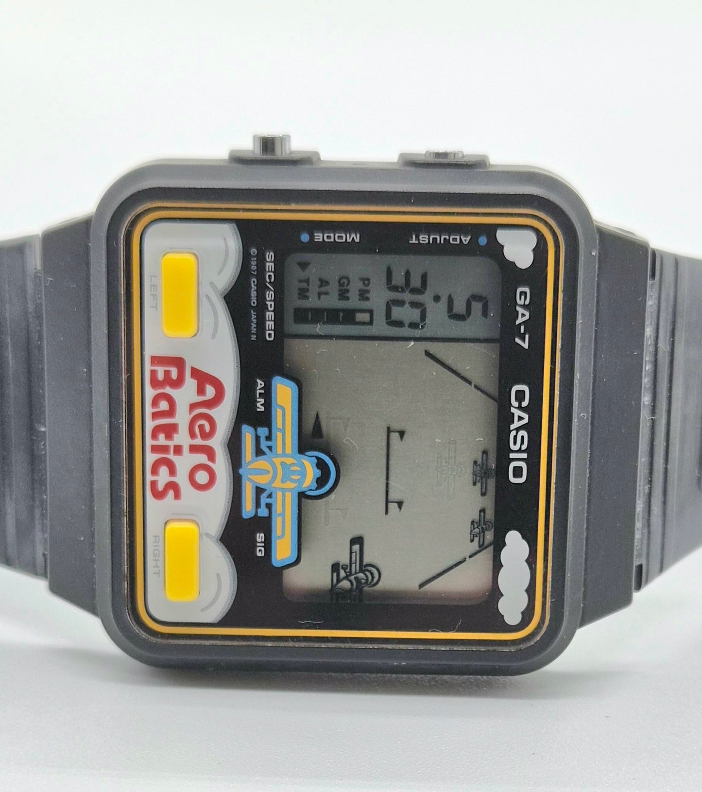 NOS Casio GA-7 Aerobatics Game Watch Made in Japan 1987