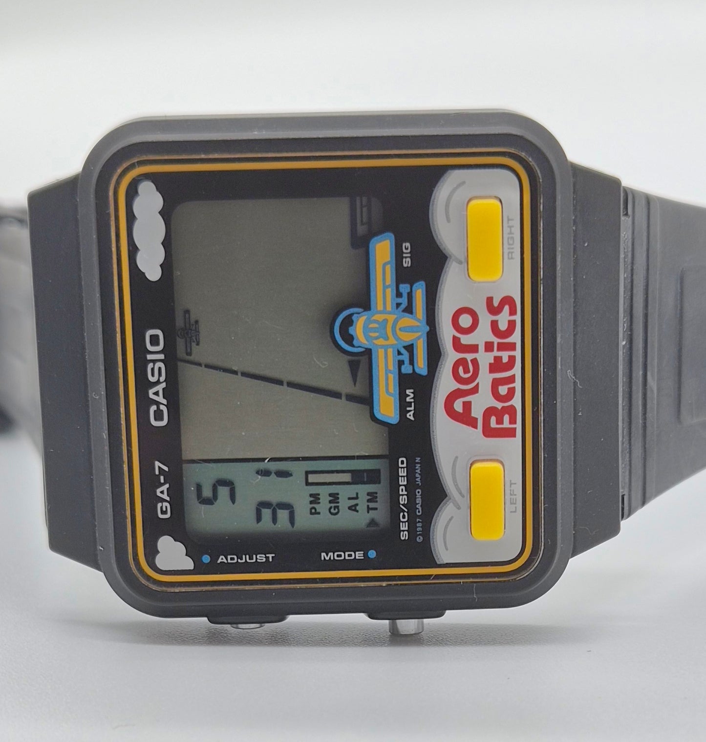 NOS Casio GA-7 Aerobatics Game Watch Made in Japan 1987