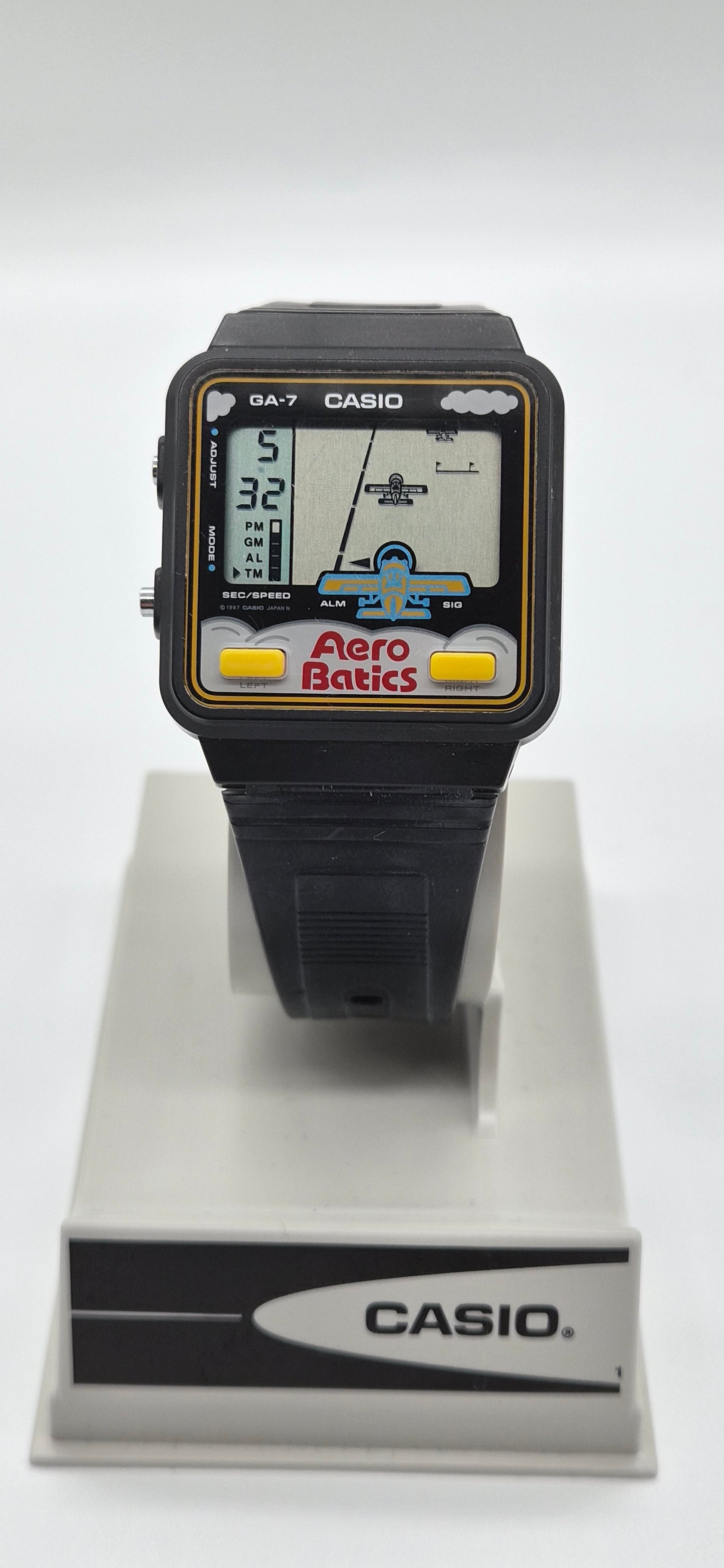 NOS Casio GA-7 Aerobatics Game Watch Made in Japan 1987