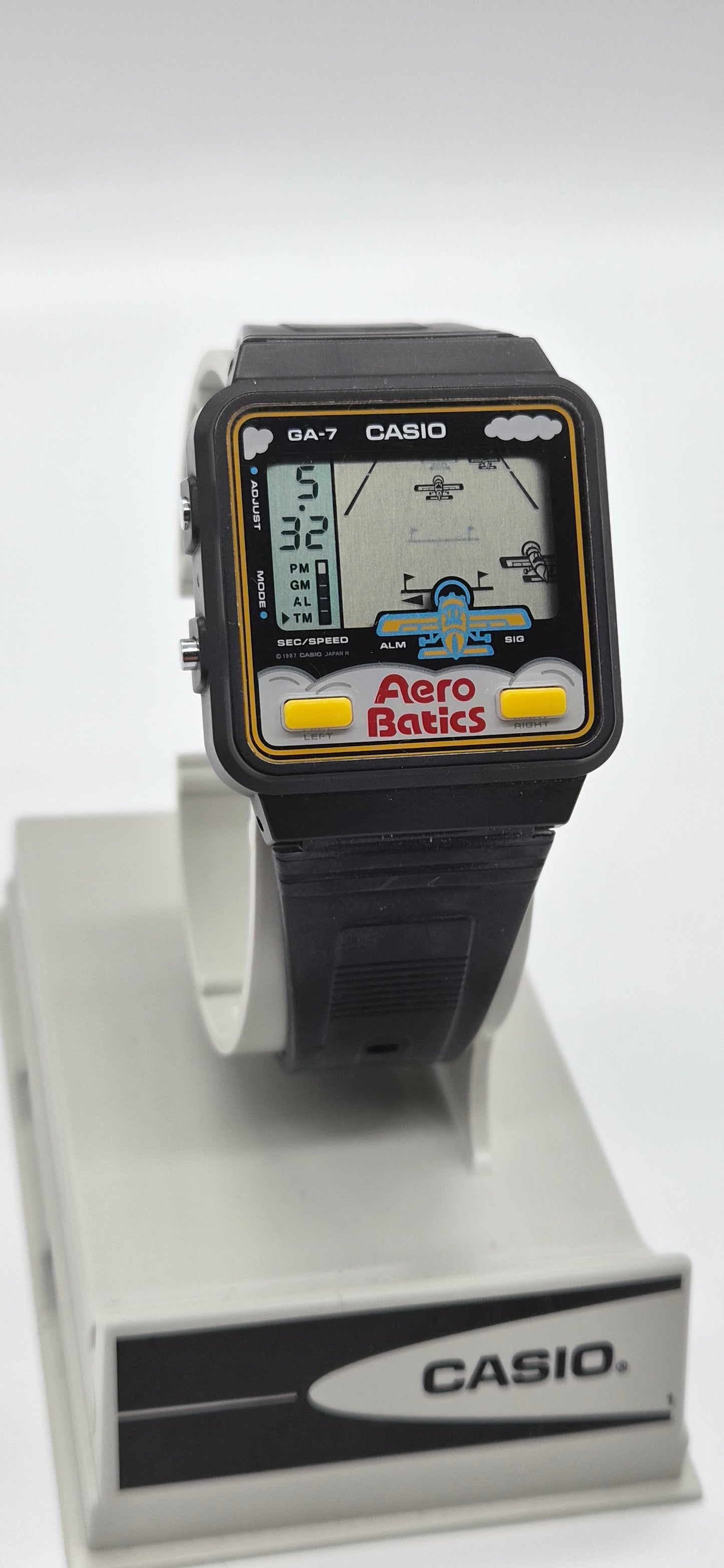 NOS Casio GA-7 Aerobatics Game Watch Made in Japan 1987