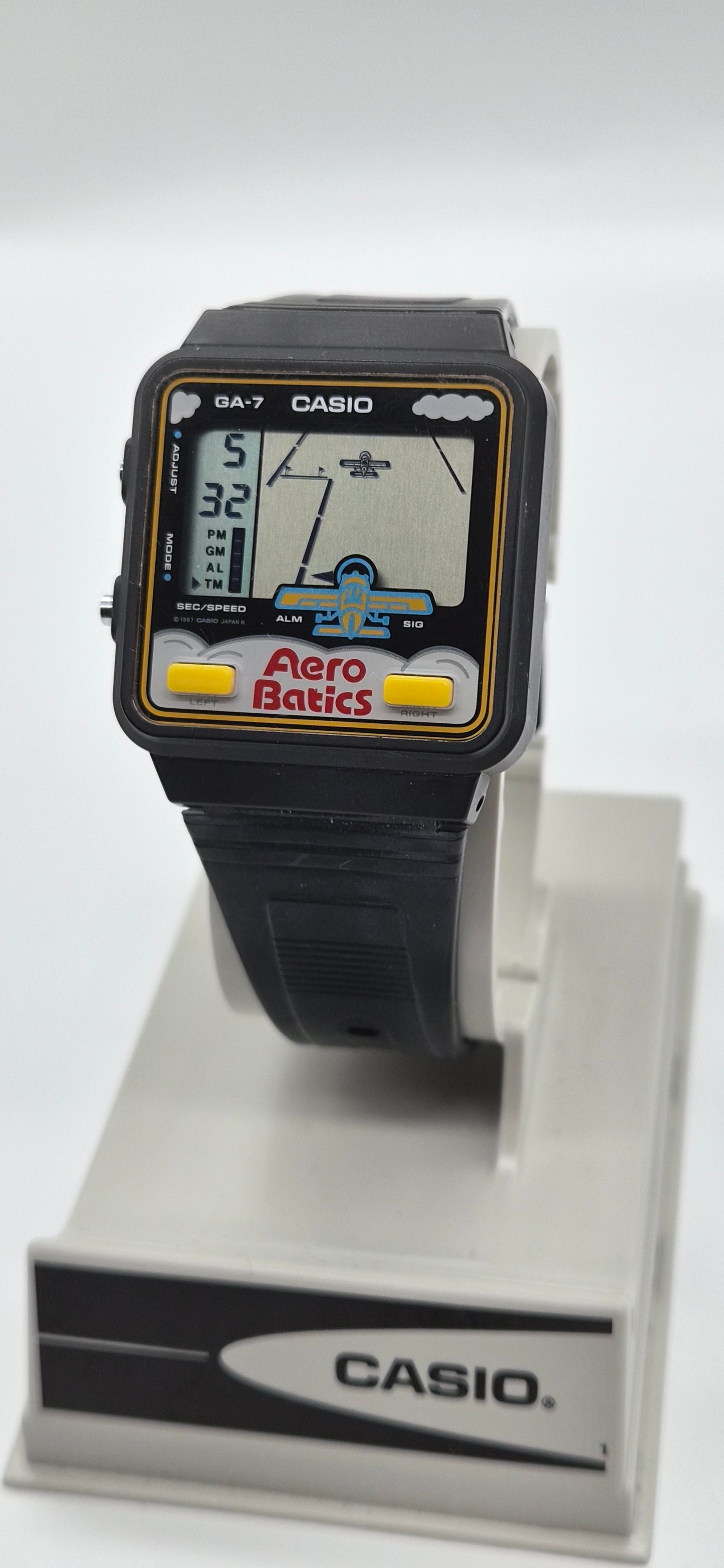 NOS Casio GA-7 Aerobatics Game Watch Made in Japan 1987