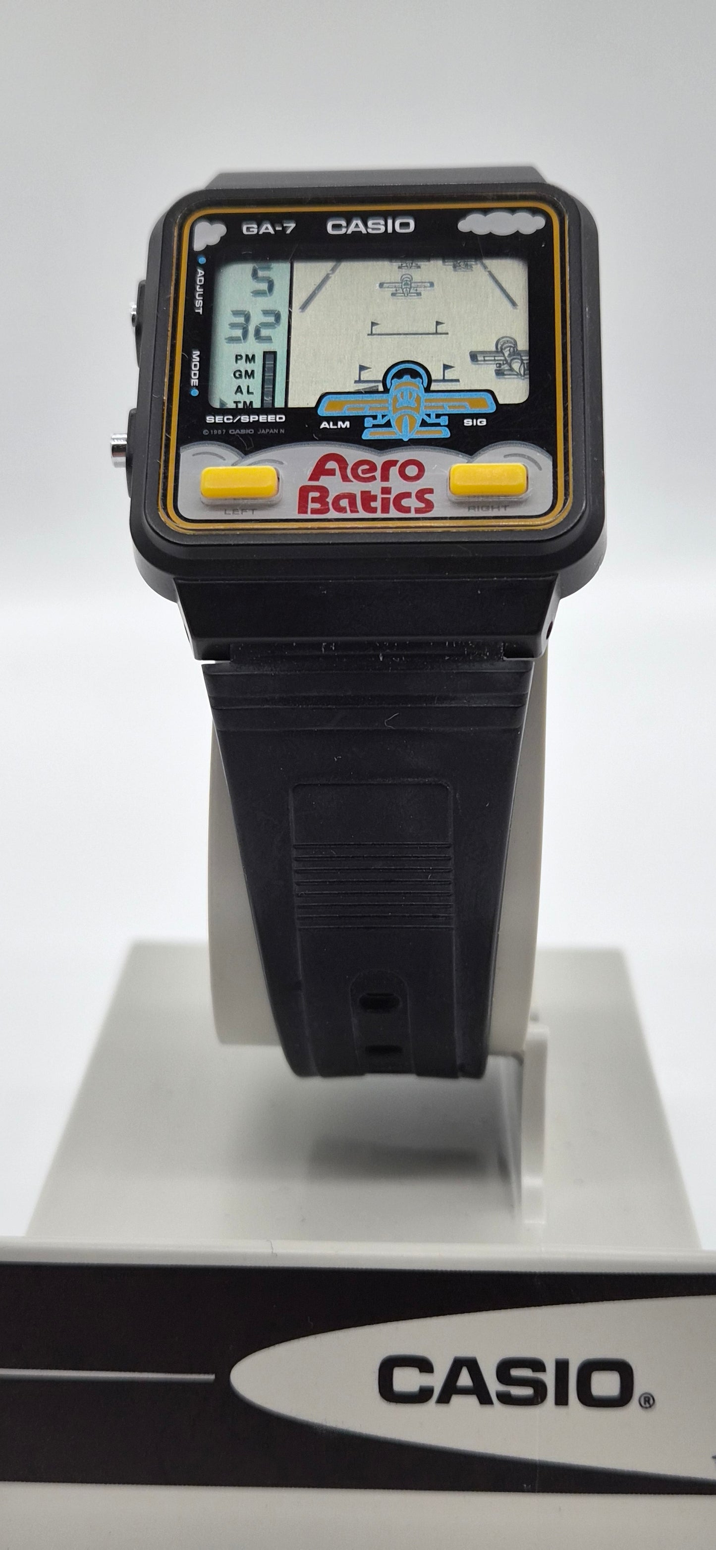 NOS Casio GA-7 Aerobatics Game Watch Made in Japan 1987
