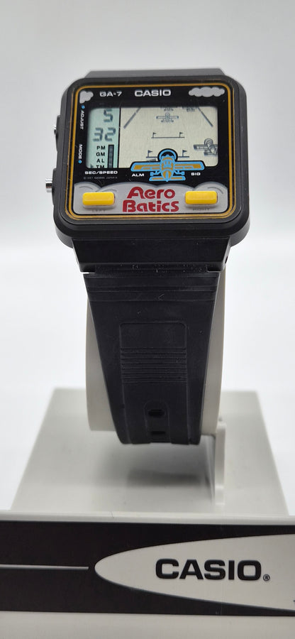 NOS Casio GA-7 Aerobatics Game Watch Made in Japan 1987