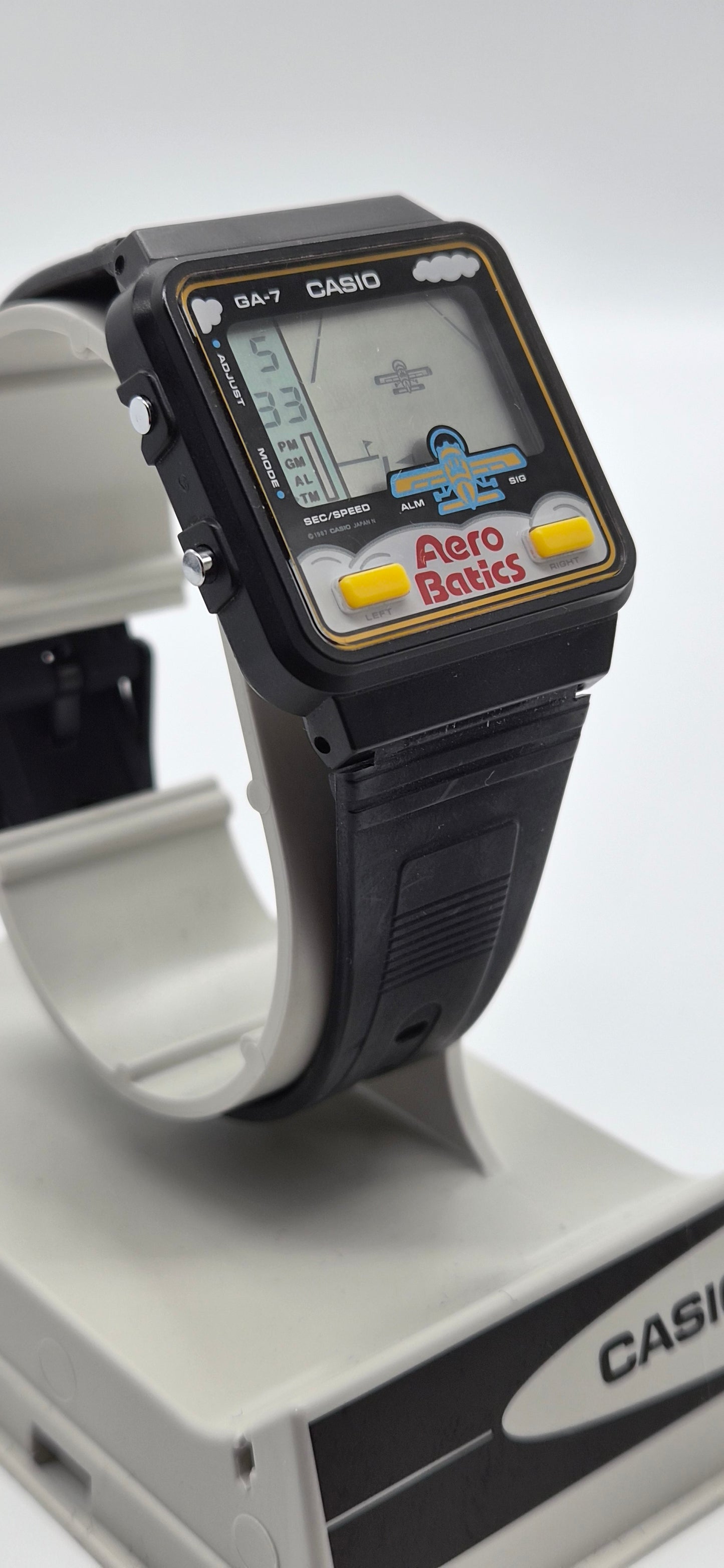 NOS Casio GA-7 Aerobatics Game Watch Made in Japan 1987